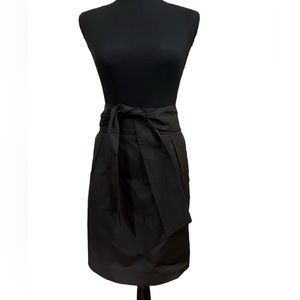 Banana Republic Silk Tie Waist Chocolate Skirt - Sz 10
